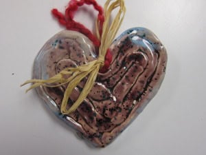 Clay Hearts