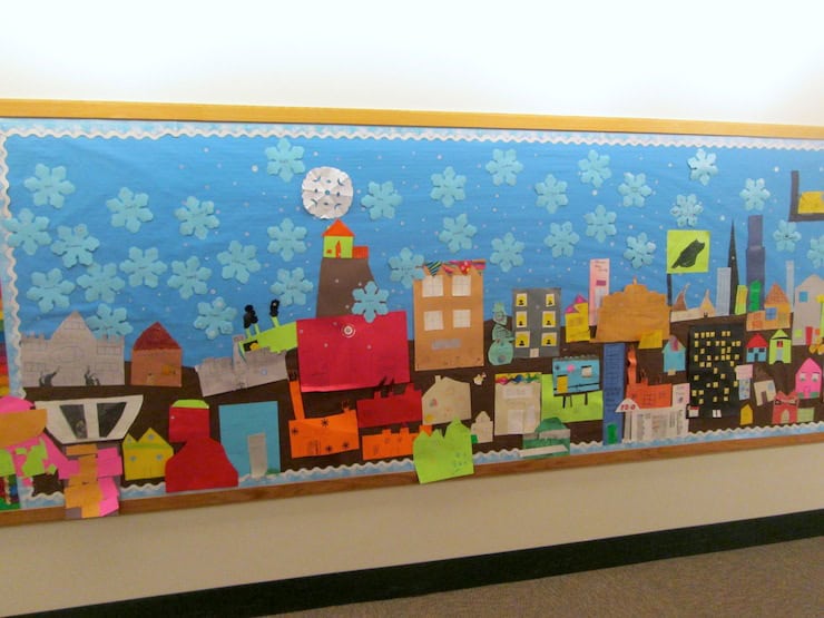 Winter Food Drive Bulletin Board