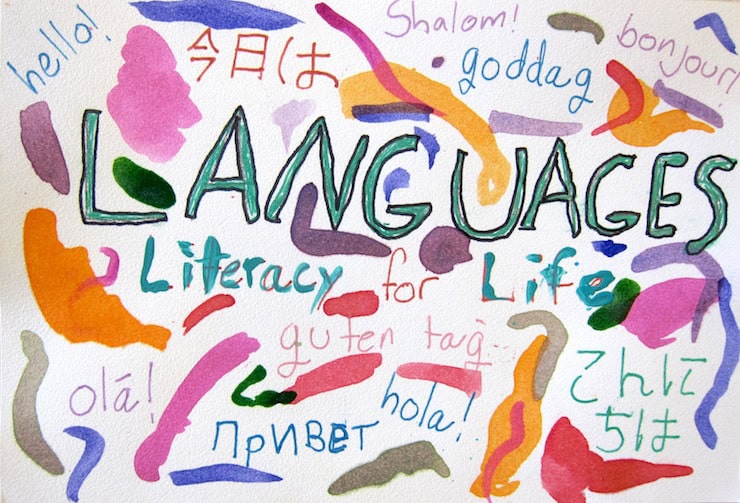 Foreign Language Art Postcard Contest