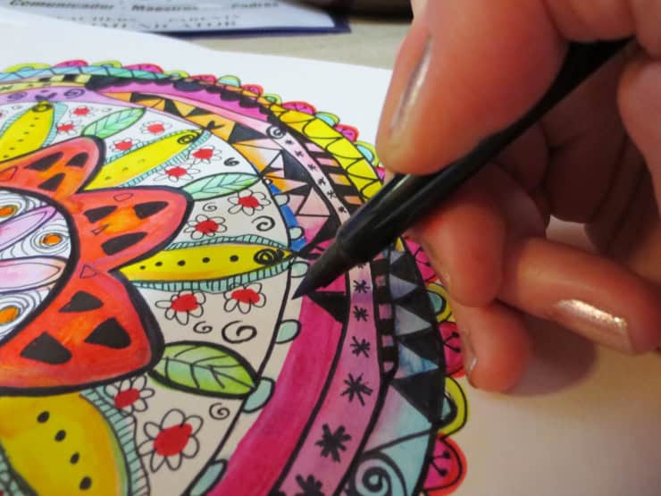 How to Make a Watercolor Mandala