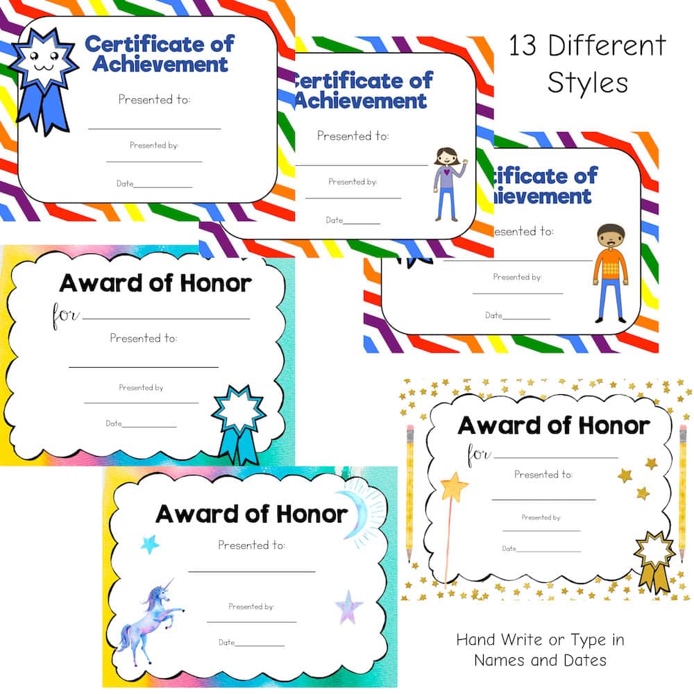 New Award Certificates! – Art is Basic | An Elementary Art Blog